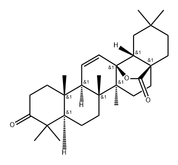 Olean-11-en-28-oic acid, 13-hydroxy-3-oxo-, γ-lactone