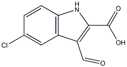 1H-Indole-2-carboxylic acid, 5-chloro-3-formyl-