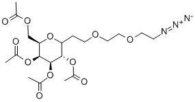 2-[2-(2-Azidoethoxy)ethyl]2,3,4,6-Tetra-O-acetyl-D-galactopyranoside
