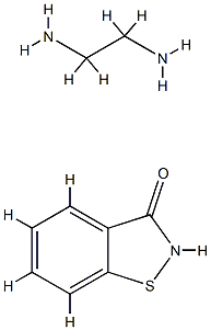 1,2-Benzisothiazol-3(2H)-one, compd. with 1,2-ethanediamine