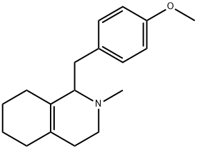 Isoquinoline, 1,2,3,4,5,6,7,8-octahydro-1-[(4-methoxyphenyl)methyl]-2-methyl-