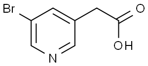 3-Pyridineacetic acid, 5-bromo-