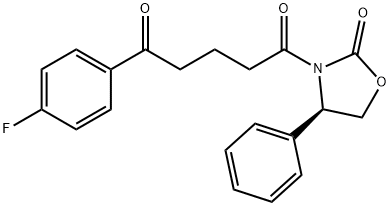 1,5-Pentanedione, 1-(4-fluorophenyl)-5-[(4R)-2-oxo-4-phenyl-3-oxazolidinyl]-