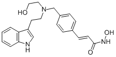 (E)-N-hydroxy-3-[4-[[2-hydroxyethyl-[2-(1H-indol-3-yl)ethyl]amino]meth yl]phenyl]prop-2-enamide