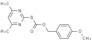 S-(4,6-二甲基嘧啶-2-基)硫代碳酸宜乙基对甲氧基苄酯