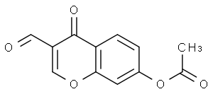 乙酸(3-甲酰-4-氧代-苯并吡喃-7-基)酯