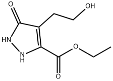 5-Hydroxy-4-(2-hydroxy-ethyl)-1H-pyrazole-3-carboxylic acid ethyl ester