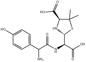 (4S)-2-(((R)-2-Amino-2-(4-hydroxyphenyl)acetamido)(carboxy)-methyl)-5,5-dimethylthiazolidine-4