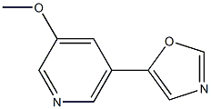 Pyridine, 3-methoxy-5-(5-oxazolyl)-