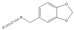 3,4-(Methylenedioxy)benzyl isothiocyanate, (1,3-Benzodioxol-5-yl)methyl isocyanate