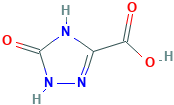 5-keto-1,2-dihydro-1,2,4-triazole-3-carboxylic acid