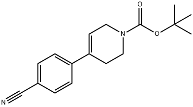 1(2H)-Pyridinecarboxylic acid, 4-(4-cyanophenyl)-3,6-dihydro-, 1,1-dimethylethyl ester