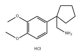 1-[1-(3,4-dimethoxyphenyl)cyclopentyl]methanamine hydrochloride