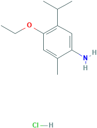 4-Ethoxy-5-isopropyl-2-methyl-phenylaminehydrochloride
