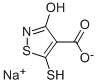 3-HYDROXY-5-MERCAPTO-4-ISOTHIAZOLECARBOXYLIC ACID MONOSODIUM SALT (HMIM)
