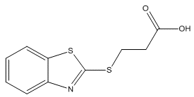 3-(2-苯并噻唑基硫代)丙酸