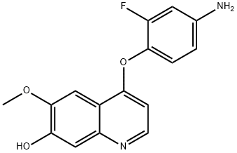 4-(4-氨基-2-氟苯氧基)-6-甲氧基奎琳-7-醇