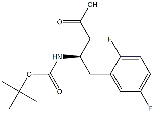 (3R)-3-[(tert-Butoxycarbonyl)amino]-4-(2,5-difluorophenyl)butanoic acid