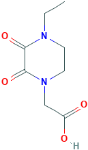 1-Piperazineaceticacid,4-ethyl-2,3-dioxo-(9CI)