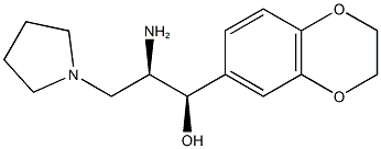 (1R,2R)-2-氨基-1-(2,3-二氢-1,4-苯并二噁英-6-基)-3-(吡咯烷-1-基)丙-1-醇