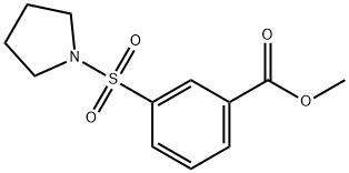 Benzoic acid, 3-(1-pyrrolidinylsulfonyl)-, methyl ester