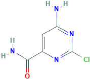 6-氨基-2-氯-4-嘧啶甲酰胺