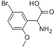 2-氨基-2-(5-溴-2-甲氧基苯基)乙酸