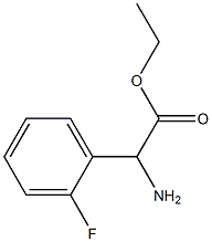 Benzeneacetic acid, α-amino-2-fluoro-, ethyl ester