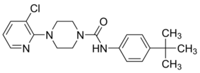 N-(4-(叔丁基)苯基)-4-(3-氯吡啶-2-基)哌嗪-1-甲酰胺