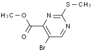2-甲硫基-5-溴嘧啶-4-甲酸甲酯