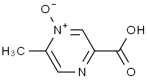 5-methyl-4-oxido-2-pyrazin-4-iumcarboxylic acid