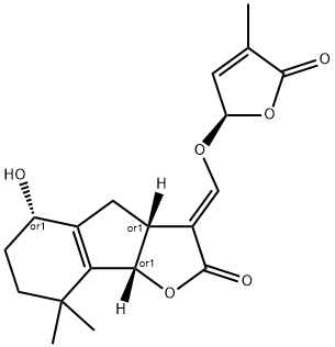 2H-Indeno[1,2-b]furan-2-one, 3-[[[(2R)-2,5-dihydro-4-methyl-5-oxo-2-furanyl]oxy]methylene]-3,3a,4,5,6,7,8,8b-octahydro-5-hydroxy-8,8-dimethyl-, (3E,3aR,5S,8bS)-rel-