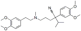 alpha-[3-[[2-(3,4-dimethoxyphenyl)ethyl]methylamino]propyl]-3,4-dimethoxy-alpha-(1-methylethyl)benzeneacetonitrile