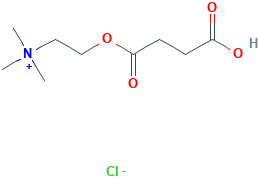 {2-[(3-Carboxypropanoyl)oxy]ethyl}trimethylazanium chloride