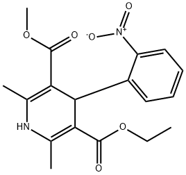 3-ethyl 5-methyl 2,6-dimethyl-4-(2-nitrophenyl)-1,4-dihydropyridine- 3,5-dicarboxylate