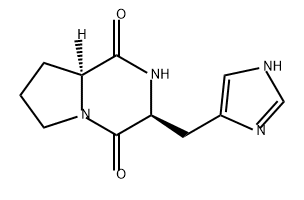 (3S,6S)-3-(3H-imidazol-4-ylmethyl)-1,4-diazabicyclo[4.4.0]decane-2,5-dione