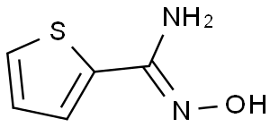 2-Thiophenecarboximidamide,N-hydroxy-(9CI)