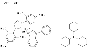 TRICYCLOHEXYLPHOSPHINE[3- PHENYL-1H-INDEN-1-YLIDENE][1,3- BIS(2,4,6-TRIMETHYLPHENYL)-4,5- dihydroimidazol-2-ylidene]Ru(II)Cl2