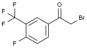 2-Bromo-1-[4-fluoro-3-(trifluoromethyl)phenyl]ethanone