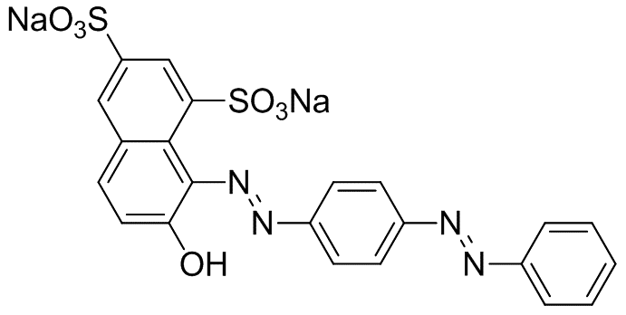 disodium 7-hydroxy-8-[(E)-{4-[(E)-phenyldiazenyl]phenyl}diazenyl]naphthalene-1,3-disulfonate