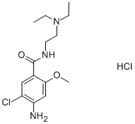 4-amino-5-chloro-N-[2-(diethylamino)ethyl]-2-methoxybenzamide hydrochloride