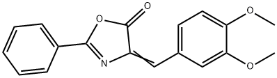 2-PHENYL-4-VERATRYLIDENE-2-OXAZOLIN-5-ONE