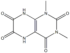2,4,6,7(1H,3H)-Pteridinetetrone,  5,8-dihydro-1,3-dimethyl-