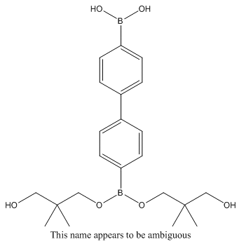4,4μ-Bis-(5,5-dimethyl-[1,3,2]dioxaborinane-2-yl)-biphenyl