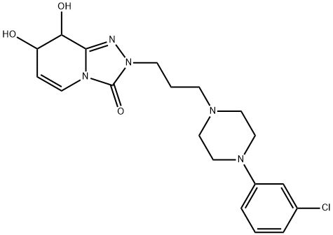 1,2,4-Triazolo[4,3-a]pyridin-3(2H)-one, 2-[3-[4-(3-chlorophenyl)-1-piperazinyl]propyl]-7,8-dihydro-7,8-dihydroxy-