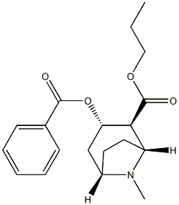 8-Azabicyclo[3.2.1]octane-2-carboxylic acid,3-(benzoyloxy)-8-methyl-,propyl ester,(1R,2S,3S,5S)-