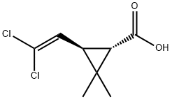 Cyclopropanecarboxylic acid, 3-(2,2-dichloroethenyl)-2,2-dimethyl-, (1S,3R)-