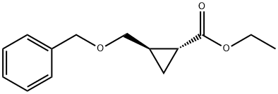 Cyclopropanecarboxylic acid, 2-[(phenylmethoxy)methyl]-, ethyl ester, (1R,2R)-