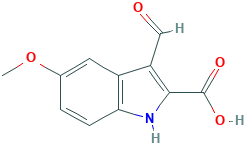 1H-Indole-2-carboxylic acid, 3-formyl-5-methoxy-