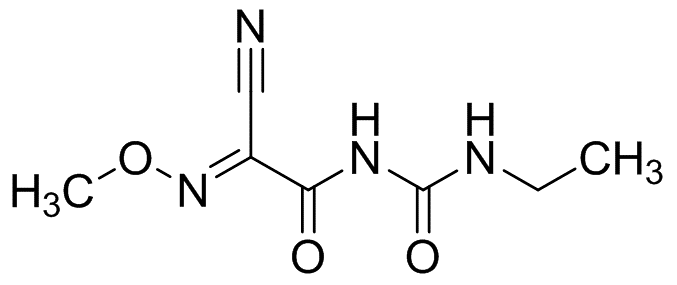 1-(2-cyano-2-methoxyiminoacetyl)-3-ethylurea